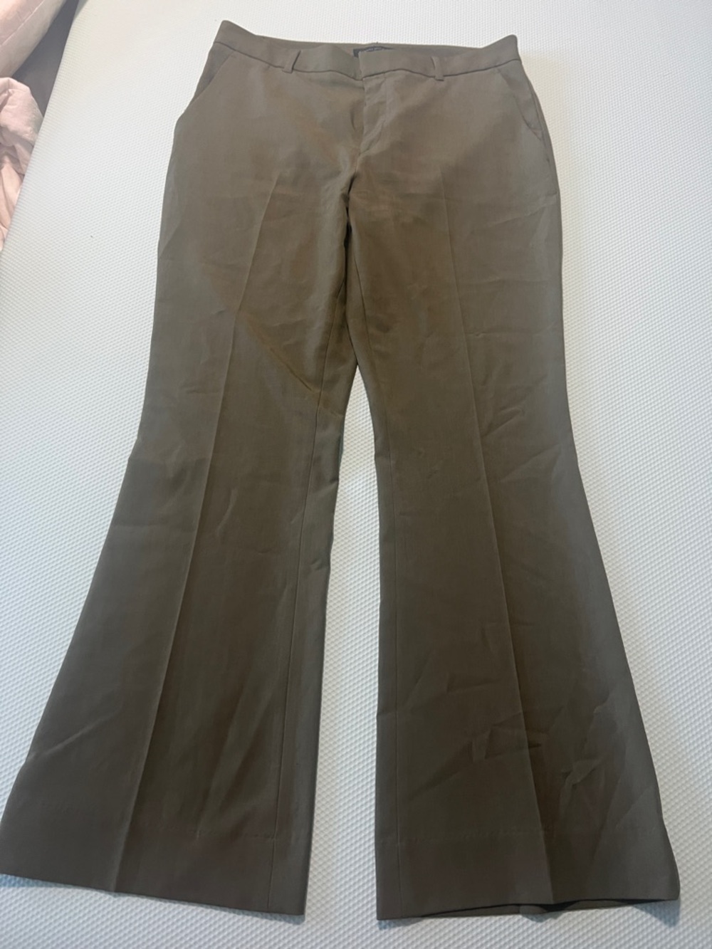 Banana Republic Olive Green Flare Pants